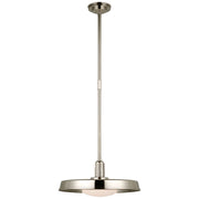 Ruhlmann 18" Factory Pendant in Polished Nickel