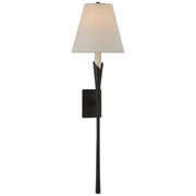 Aiden Large Tail Wall Sconce in Aged Iron