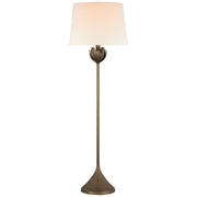 Alberto Large Floor Lamp in Antique Bronze Leaf