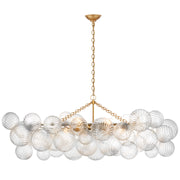 Talia LED Linear Chandelier in Gild