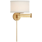 Walker Swing Arm Wall Lamp in Gild