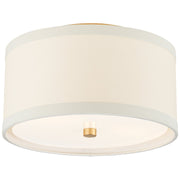 Walker Small 2-Light Flush Mount in Gild