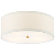Walker Four Light Flush Mount in Gild