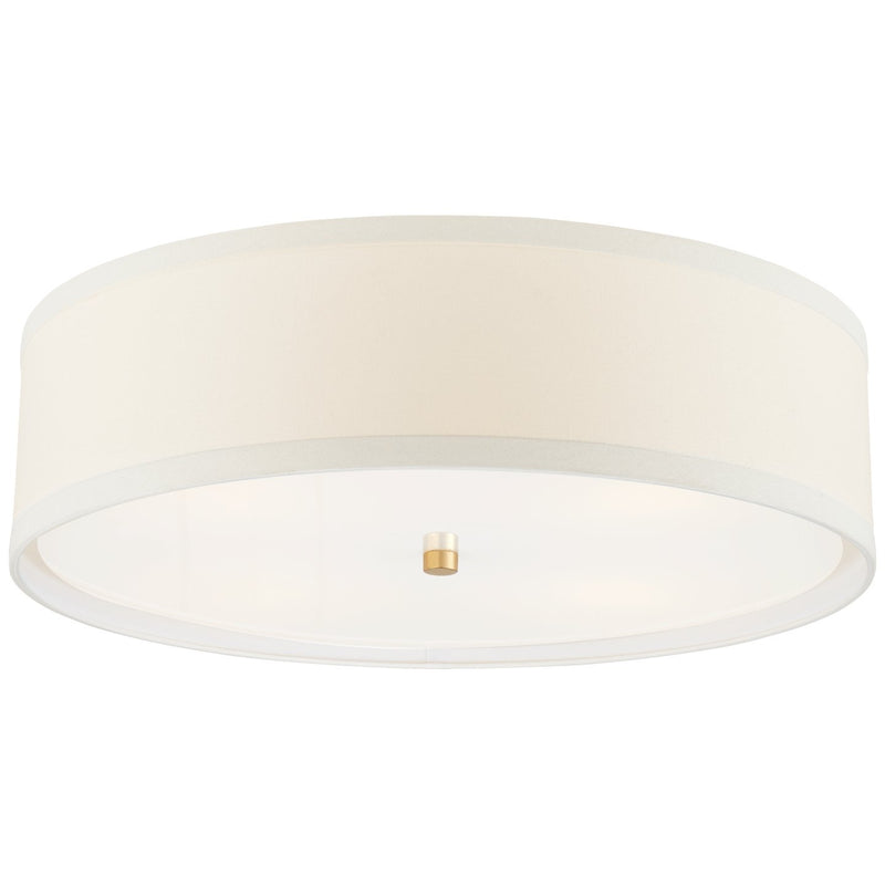Walker Large 24" 4-Light Flush Mount in Gild