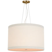 Walker Medium 4-Light Drum Pendant in Gild