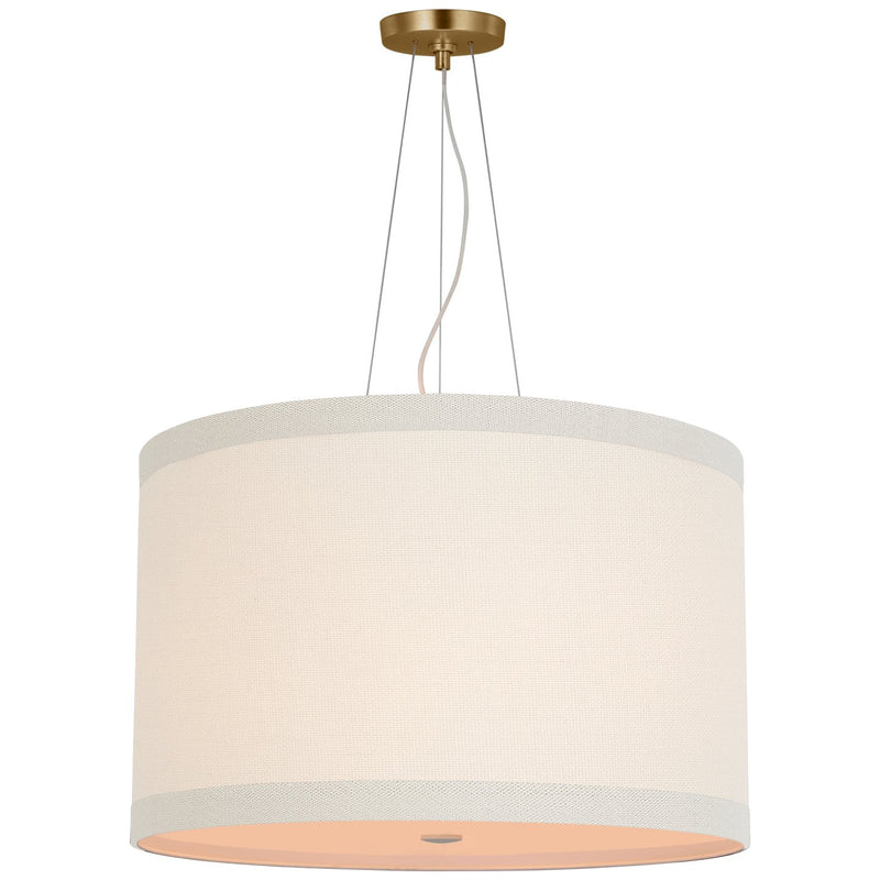 Walker Medium 4-Light Drum Pendant in Gild