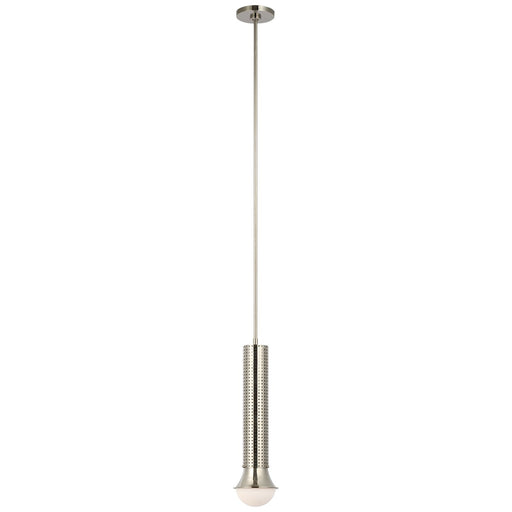 Precision Petite Elongated Mini Pendant in Polished Nickel