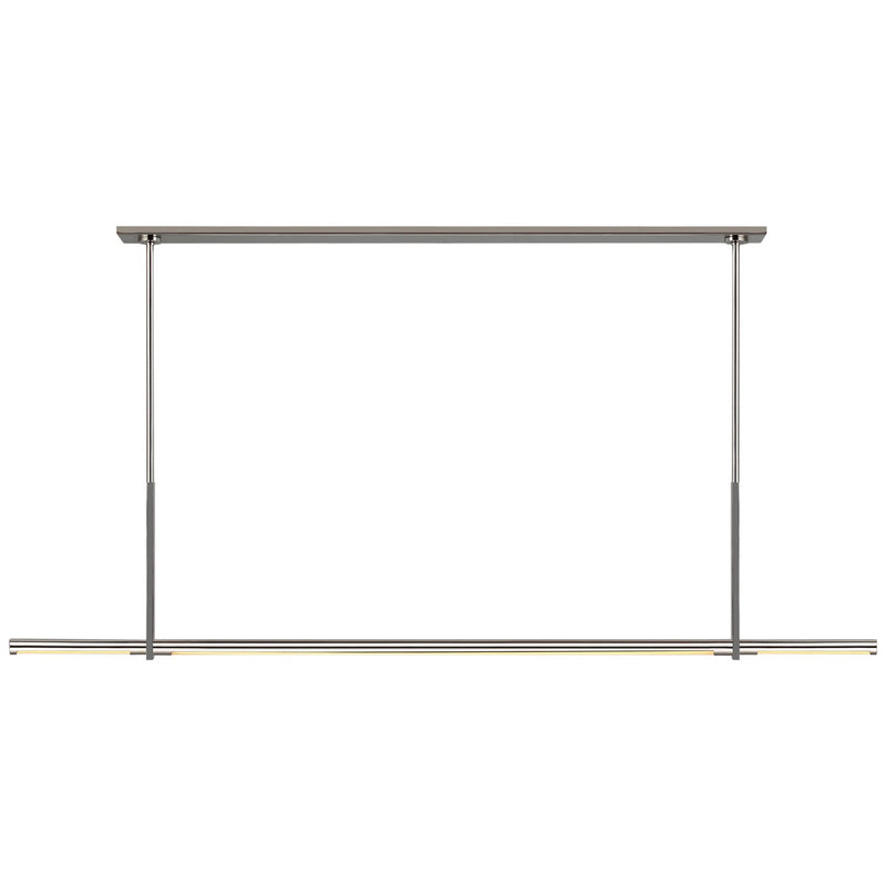 Axis Large Linear Pendant in Polished Nickel