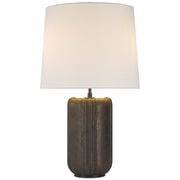 Minx Large 2-Light Table Lamp in Crystal Bronze