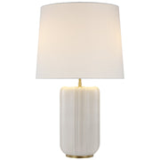 Minx Large 2-Light Table Lamp in Ivory