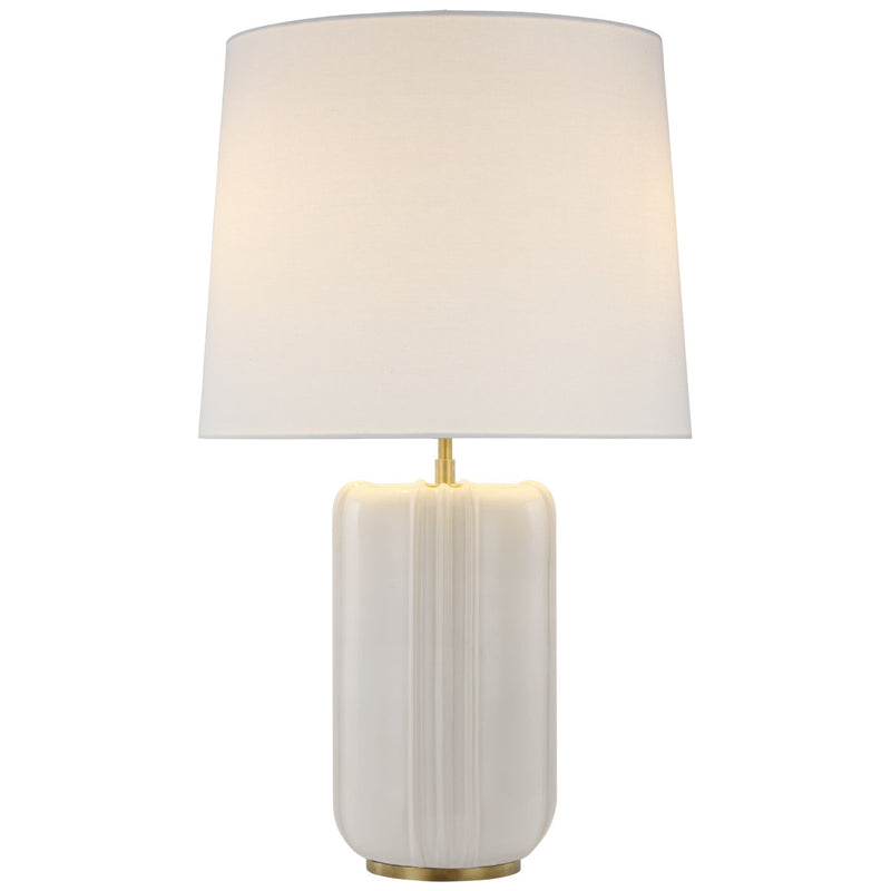 Minx Large 2-Light Table Lamp in Ivory
