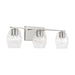 Lucas 3-Light Vanity in Brushed Nickel - Lamps Expo