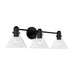 Greer 3-Light Vanity in Matte Black - Lamps Expo
