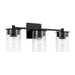 Mason 3-Light Vanity in Matte Black - Lamps Expo