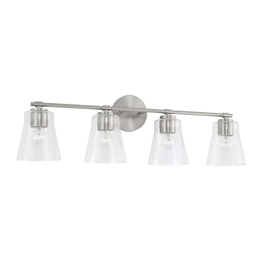 Baker 4-Light Vanity in Brushed Nickel - Lamps Expo