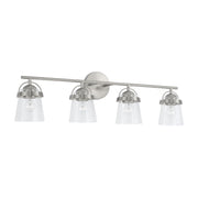 Madison 4-Light Vanity in Brushed Nickel - Lamps Expo
