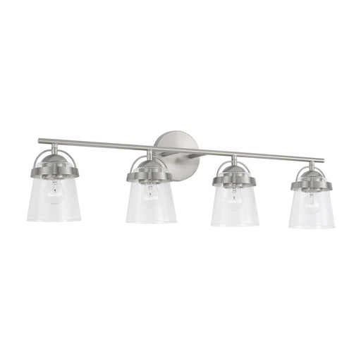 Madison 4-Light Vanity in Brushed Nickel - Lamps Expo