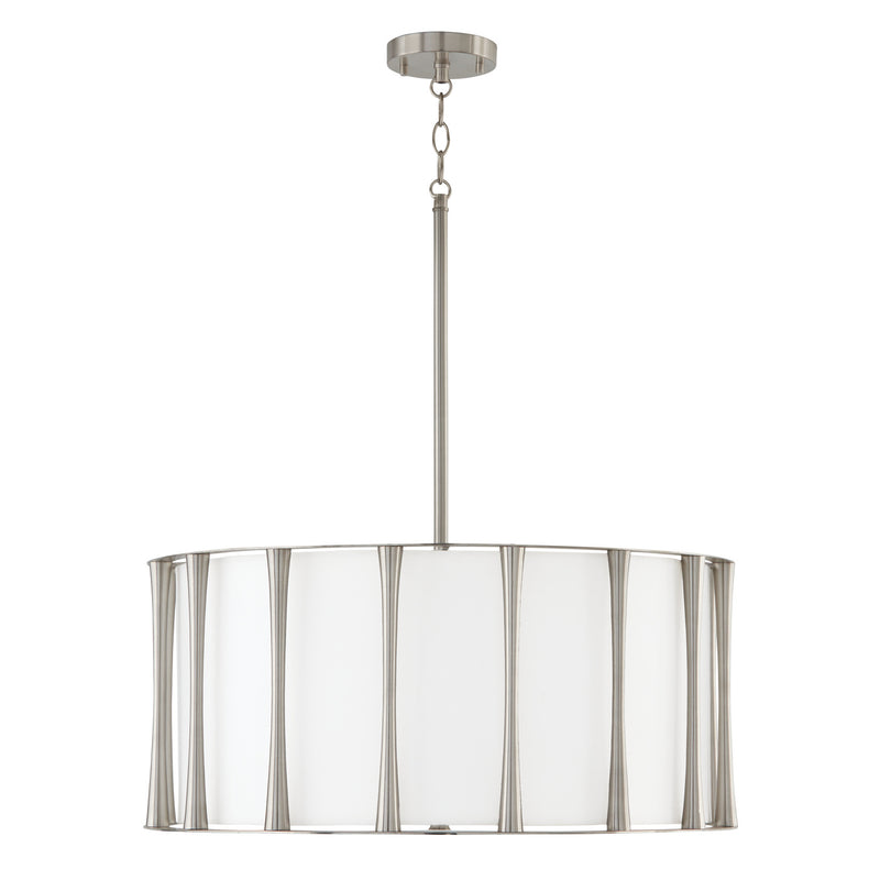 Bodie 4-Light Pendant in Brushed Nickel - Lamps Expo