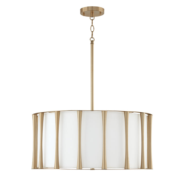 Bodie 4-Light Pendant in Matte Brass - Lamps Expo