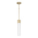 Sutton 1-Light Pendant in Soft Gold - Lamps Expo