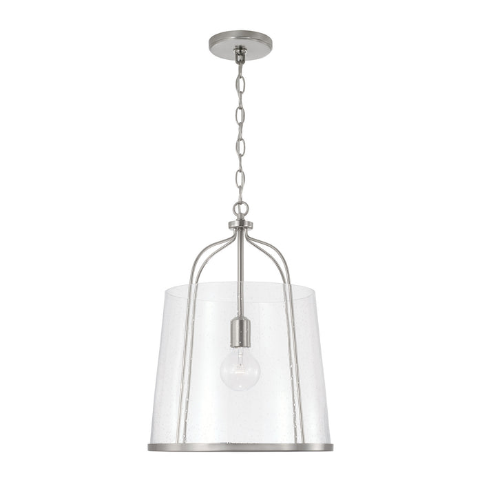 Madison 1-Light Pendant in Brushed Nickel - Lamps Expo