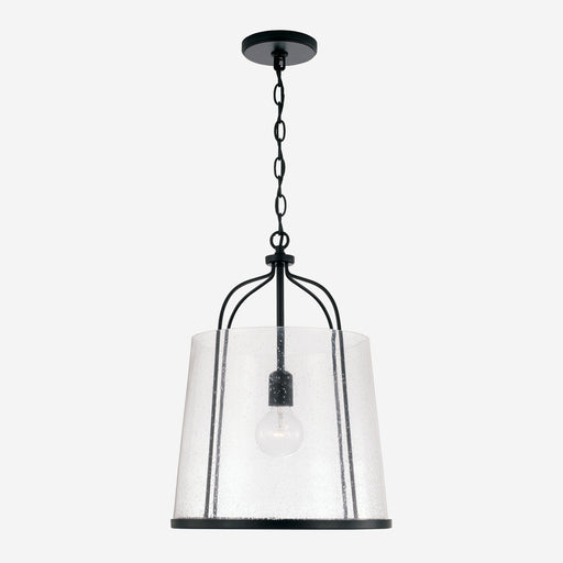 Madison 1-Light Pendant in Matte Black - Lamps Expo