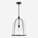 Madison 1-Light Pendant in Matte Black - Lamps Expo