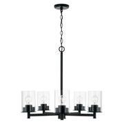 Mason 5-Light Chandelier in Matte Black - Lamps Expo