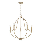 Madison 5-Light Chandelier in Aged Brass - Lamps Expo
