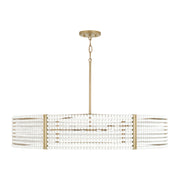 Brynn 6-Light Chandelier in Aged Brass Painted - Lamps Expo