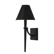 Holden 1-Light Wall Sconce in Matte Black - Lamps Expo