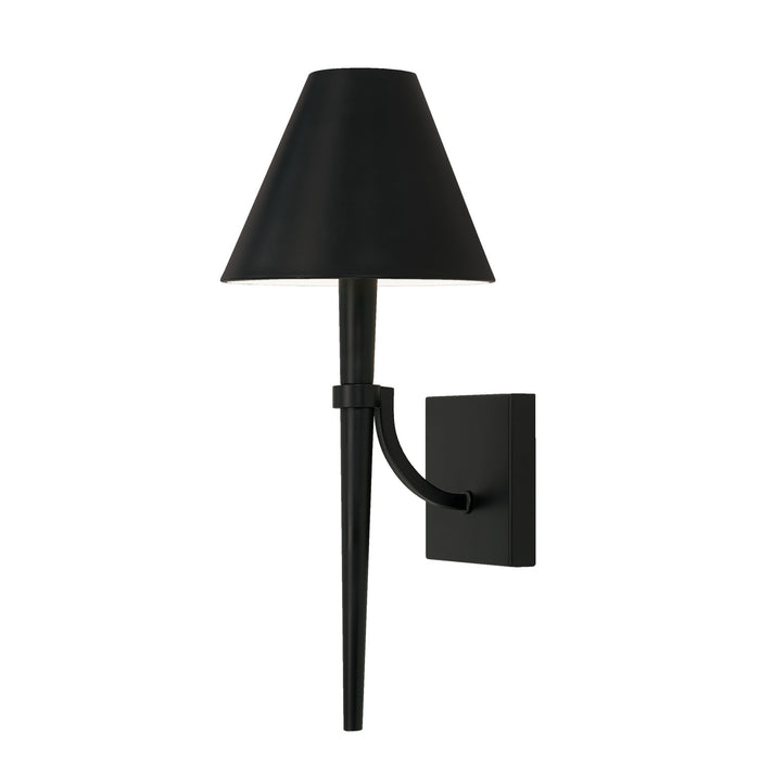 Holden 1-Light Wall Sconce in Matte Black - Lamps Expo