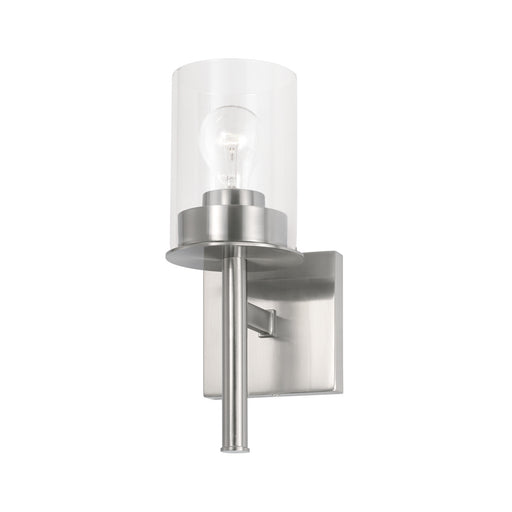 Mason 1-Light Wall Sconce in Brushed Nickel - Lamps Expo