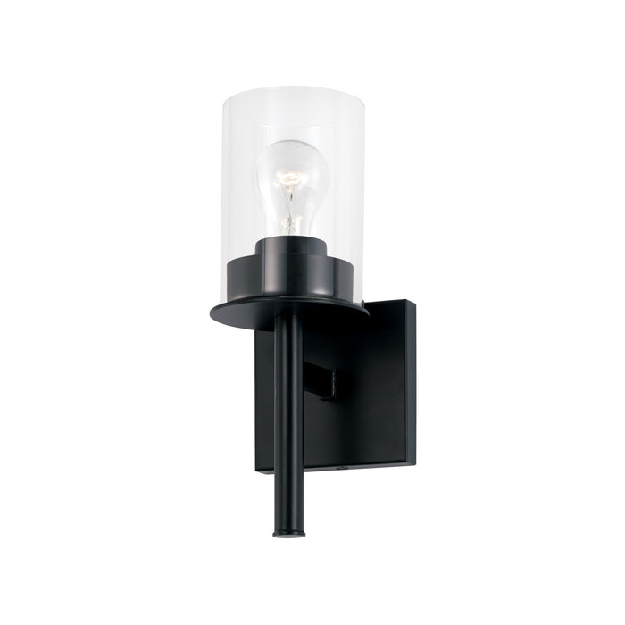Mason 1-Light Wall Sconce in Matte Black - Lamps Expo