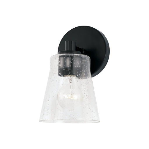 Baker 1-Light Wall Sconce in Matte Black - Lamps Expo