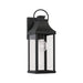 Bradford 1-Light Outdoor Wall Lantern in Black - Lamps Expo