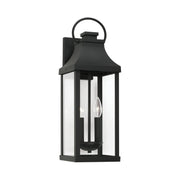 Bradford 2-Light Outdoor Wall Lantern in Black - Lamps Expo