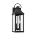 Bradford 2-Light Outdoor Wall Lantern in Black - Lamps Expo