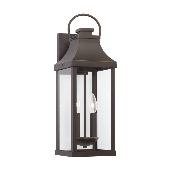 Bradford 2-Light Outdoor Wall Lantern in Oiled Bronze - Lamps Expo