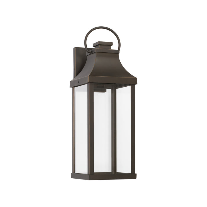 Bradford 1-Light Outdoor Wall Lantern in Oiled Bronze - Lamps Expo