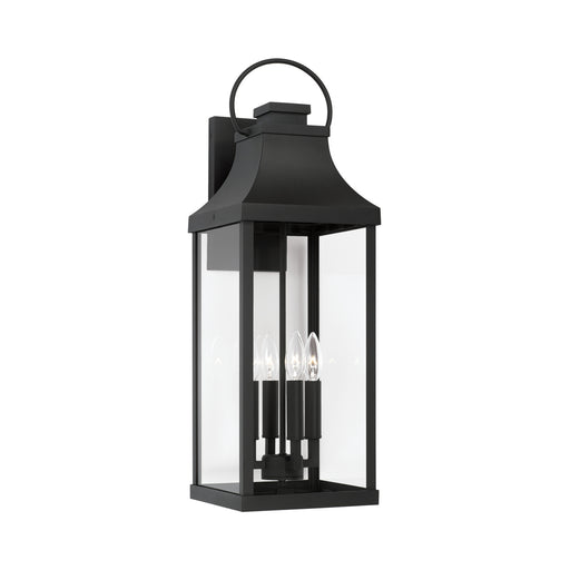 Bradford 4-Light Outdoor Wall Lantern in Black - Lamps Expo