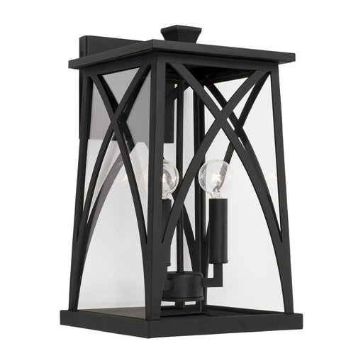 Marshall 3-Light Outdoor Wall Lantern in Black - Lamps Expo