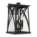 Marshall 3-Light Outdoor Wall Lantern in Black - Lamps Expo