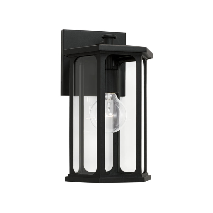 Walton 1-Light Outdoor Wall Lantern in Black - Lamps Expo