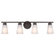 Stamos 4-Light Bath Vanity Light in Black