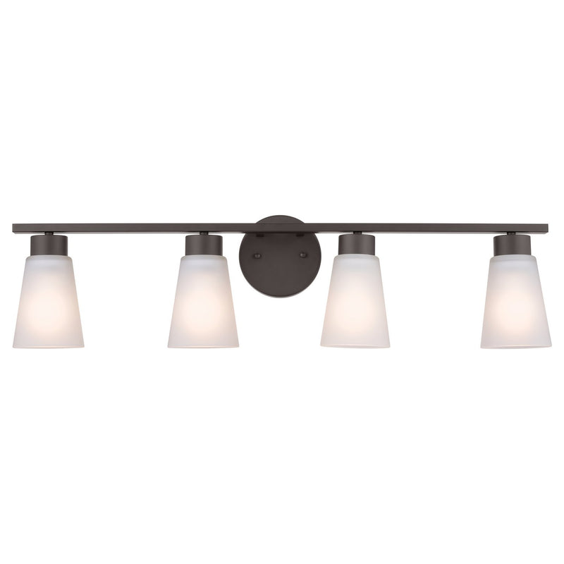 Stamos 4-Light Bath Vanity Light in Black