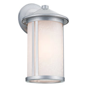 Lombard Medium Outdoor Wall Lantern in Brushed Aluminum