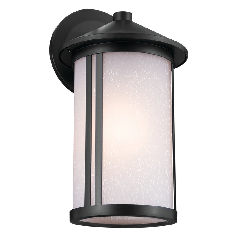 Lombard Large Outdoor Wall Lantern in Black