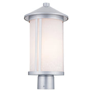 Lombard Outdoor Post Light in Brushed Aluminum