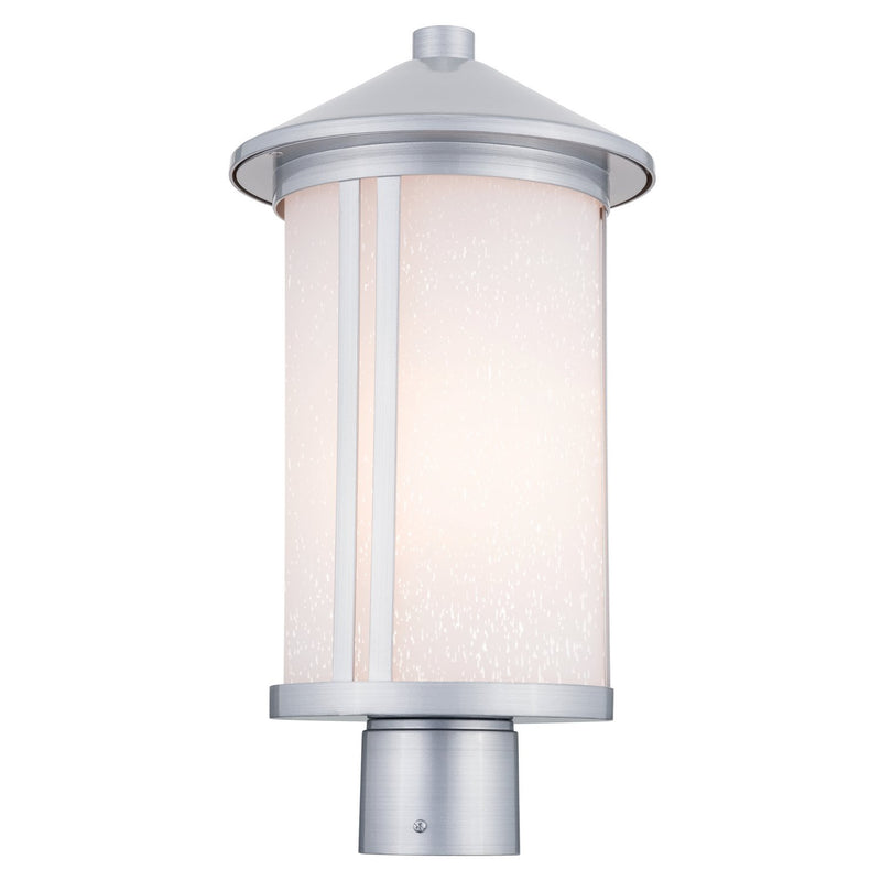 Lombard Outdoor Post Light in Brushed Aluminum
